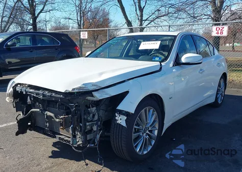 2018 Infiniti Q50 3.0T Luxe from USA, damaged, VIN JN1EV7AR0JM445073